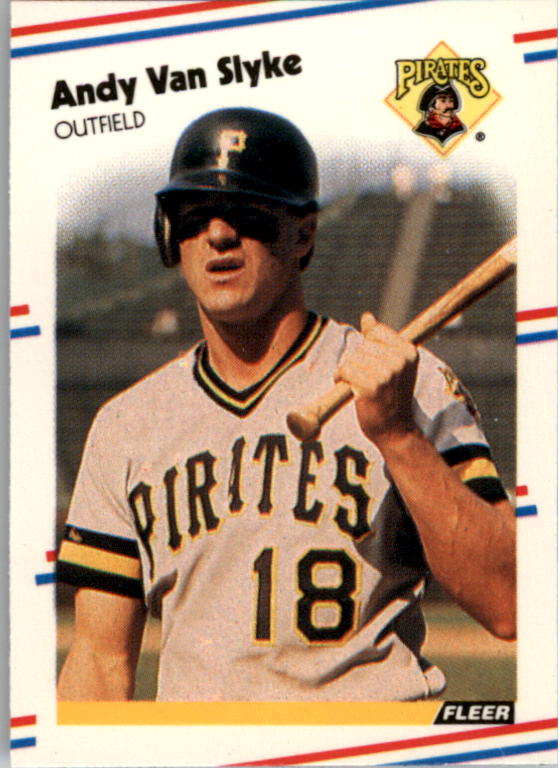 1988 Fleer Mini Baseball Cards 105     Andy Van Slyke